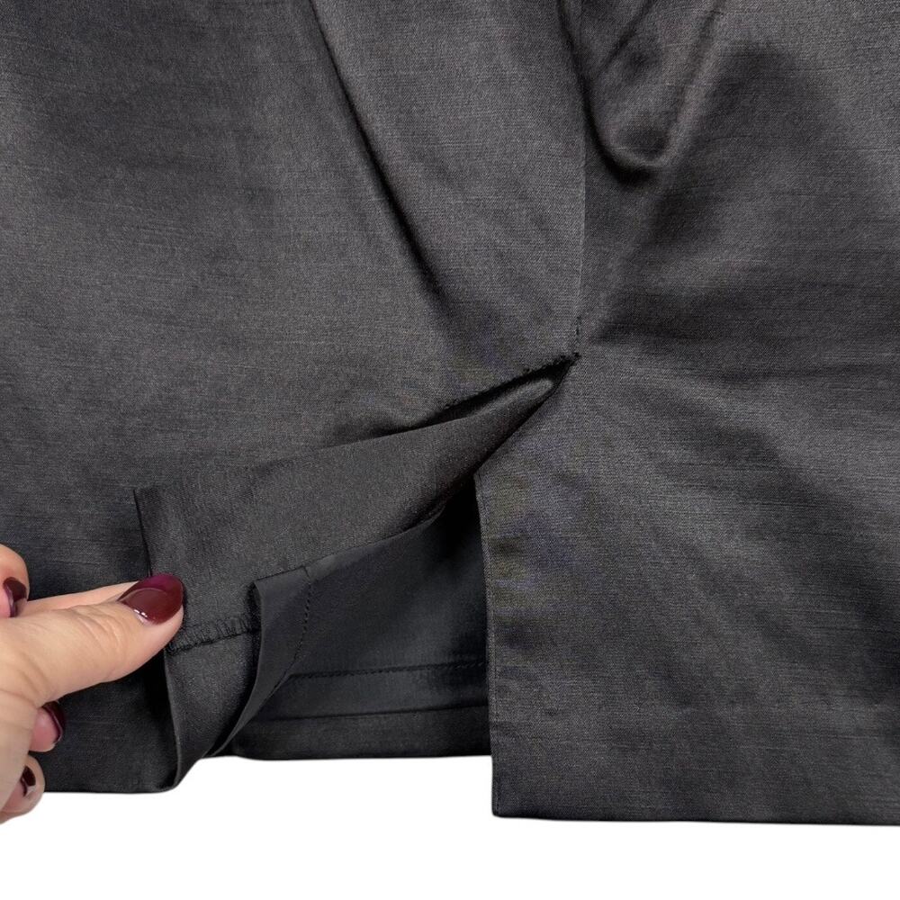 bebe black stretchy shiny pencil skirt Size 4 - Picture 7 of 9